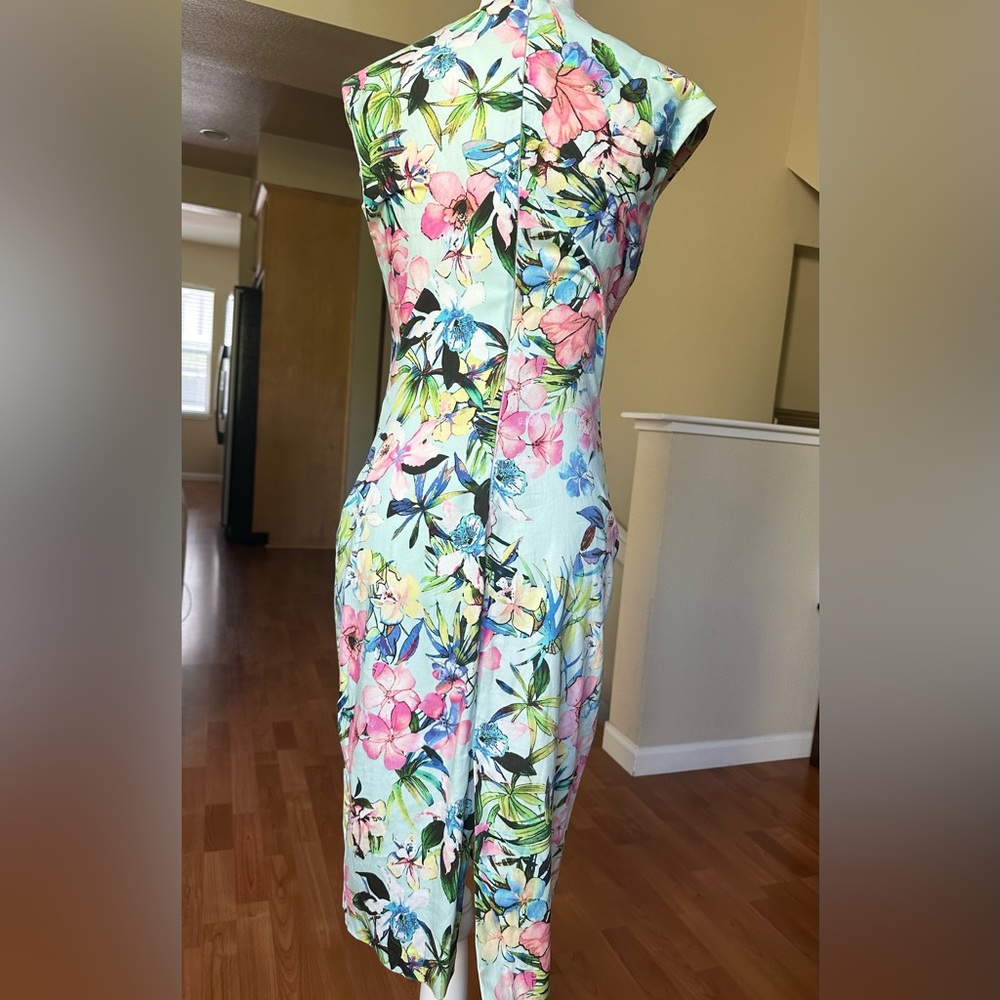 Zara Floral Printed Dress - Picture 2 of 6